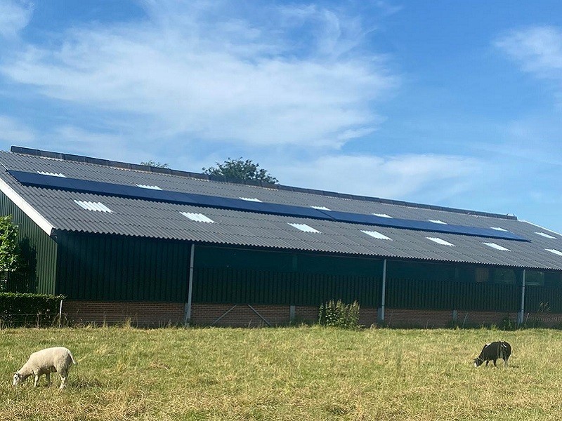 Solaredge systeem zonnepanelen in Doornspijk