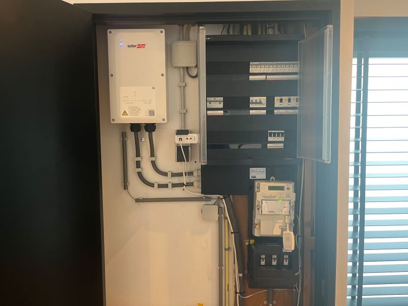 Backup interface meterkast